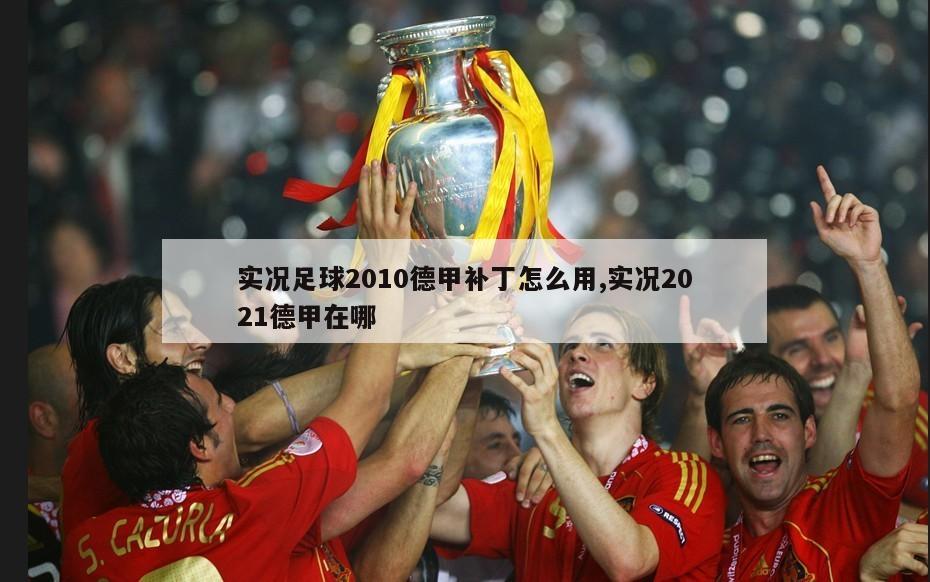 实况足球2010德甲补丁怎么用,实况2021德甲在哪