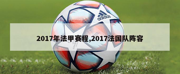 2017年法甲赛程,2017法国队阵容